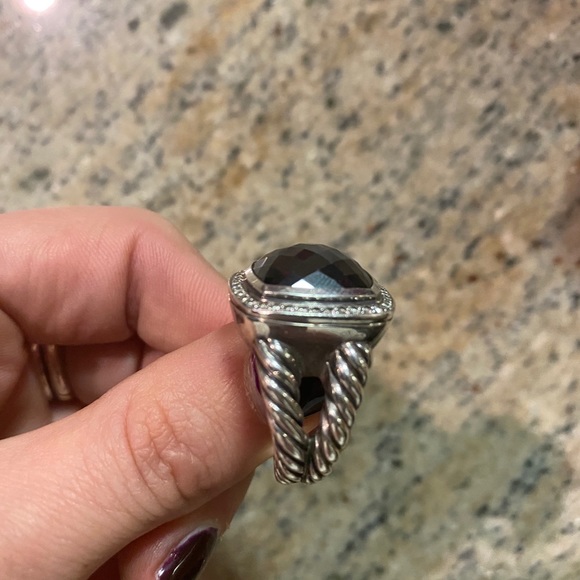 David Yurman 14mm Albion with diamonds ring - Picture 6 of 7